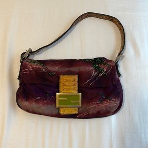 Fendi Python Hand Painted 15th Anniversary Bag